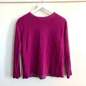 NORTH STAR BASE top fuchsia